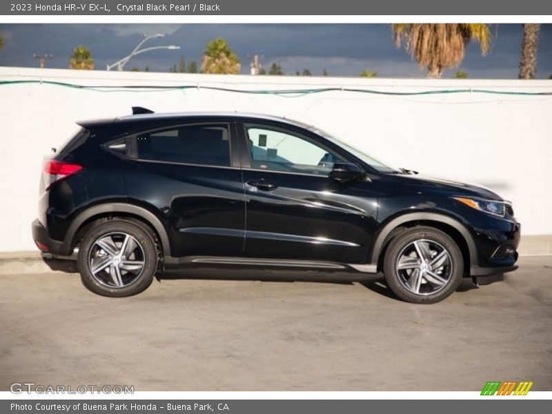 Crystal Black Pearl / Black 2023 Honda HR-V EX-L