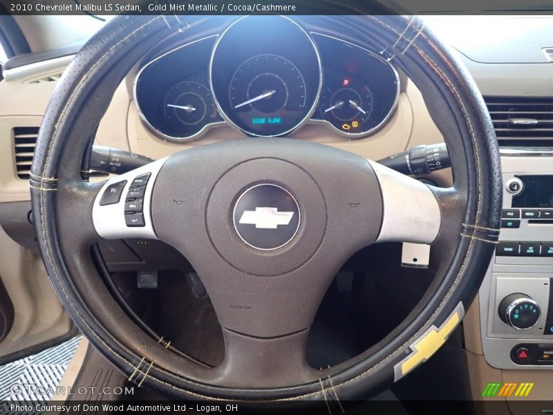 Gold Mist Metallic / Cocoa/Cashmere 2010 Chevrolet Malibu LS Sedan