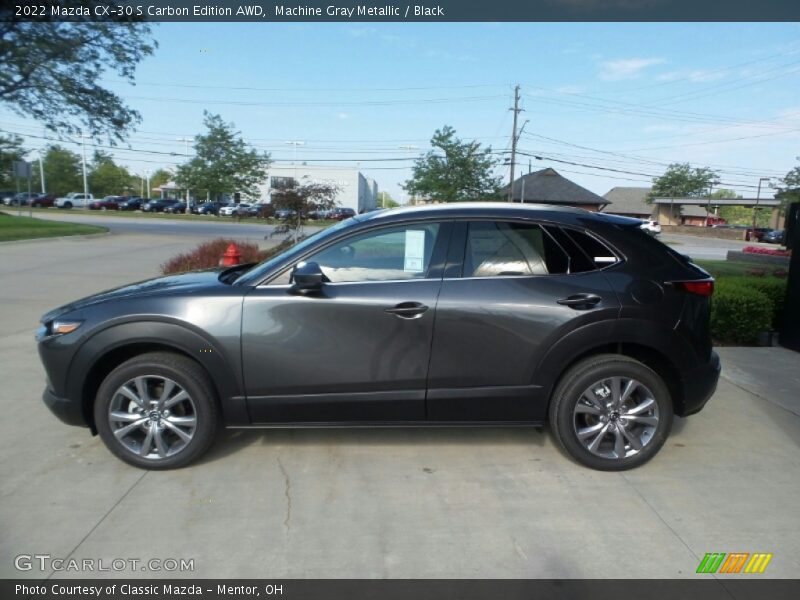 Machine Gray Metallic / Black 2022 Mazda CX-30 S Carbon Edition AWD