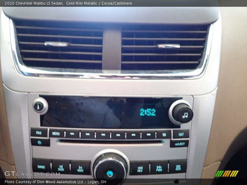 Gold Mist Metallic / Cocoa/Cashmere 2010 Chevrolet Malibu LS Sedan
