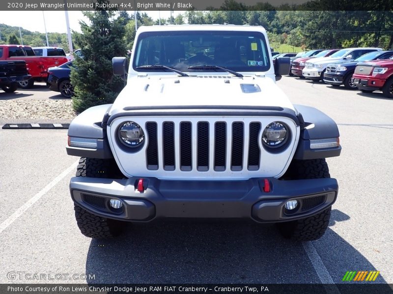 Bright White / Black 2020 Jeep Wrangler Unlimited Rubicon 4x4