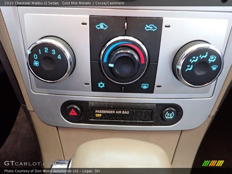 Gold Mist Metallic / Cocoa/Cashmere 2010 Chevrolet Malibu LS Sedan