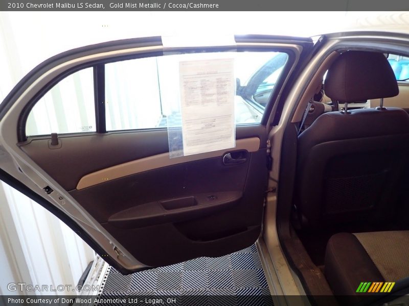 Gold Mist Metallic / Cocoa/Cashmere 2010 Chevrolet Malibu LS Sedan