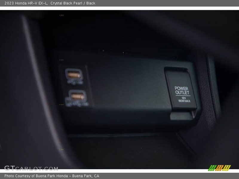Crystal Black Pearl / Black 2023 Honda HR-V EX-L