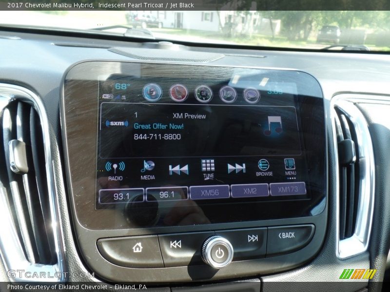 Iridescent Pearl Tricoat / Jet Black 2017 Chevrolet Malibu Hybrid