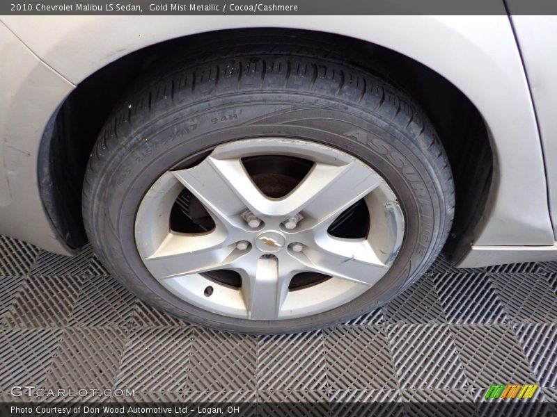 Gold Mist Metallic / Cocoa/Cashmere 2010 Chevrolet Malibu LS Sedan