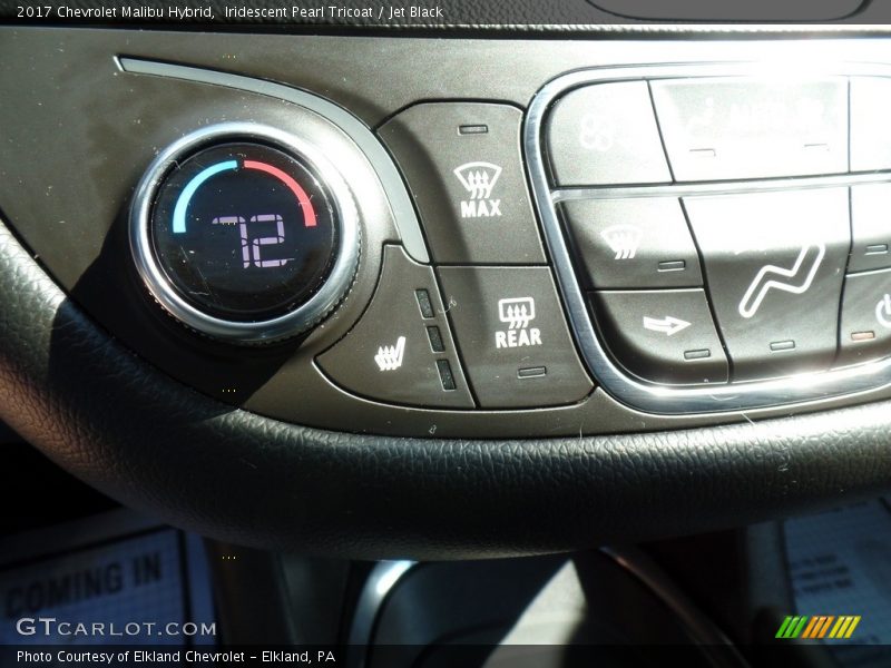 Iridescent Pearl Tricoat / Jet Black 2017 Chevrolet Malibu Hybrid