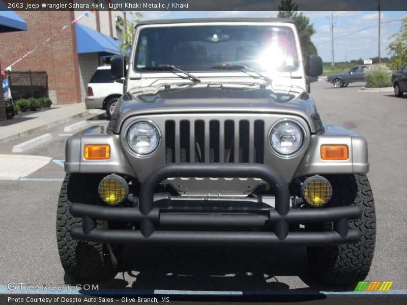 Light Khaki Metallic / Khaki 2003 Jeep Wrangler Sahara 4x4