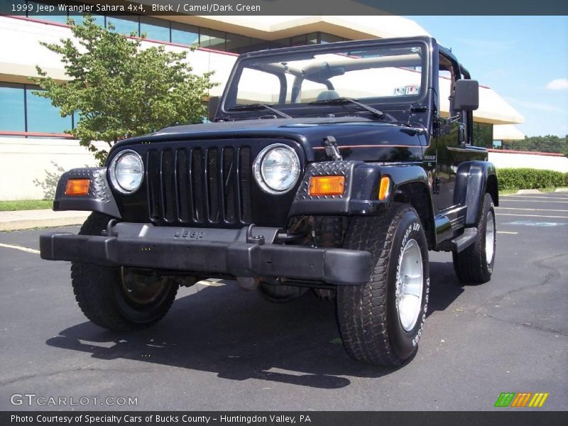 Black / Camel/Dark Green 1999 Jeep Wrangler Sahara 4x4