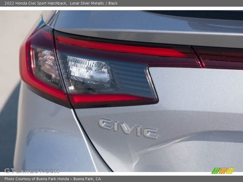 Lunar Silver Metallic / Black 2022 Honda Civic Sport Hatchback