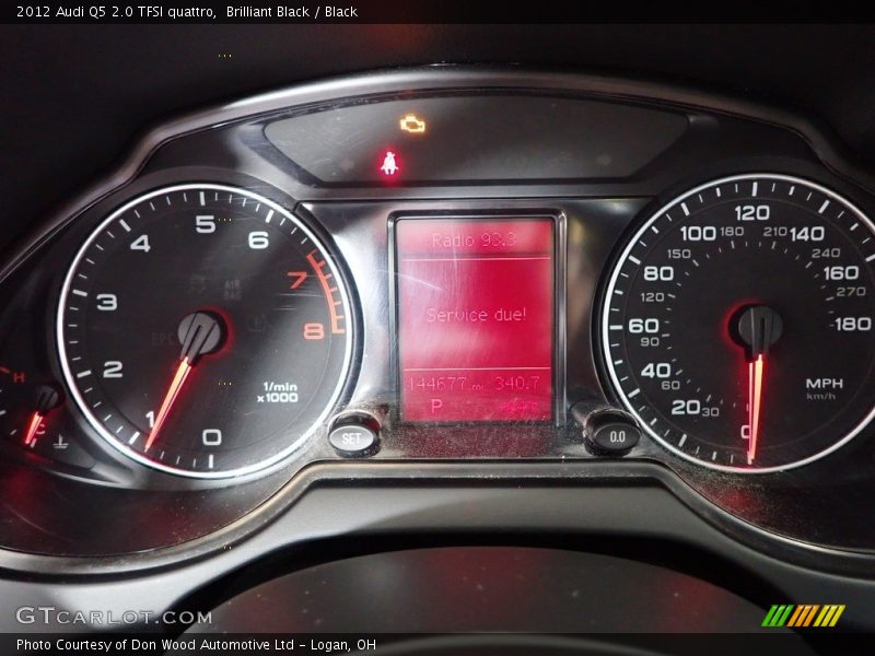Brilliant Black / Black 2012 Audi Q5 2.0 TFSI quattro