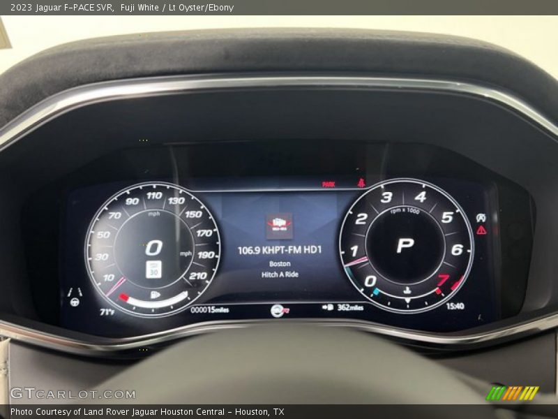  2023 F-PACE SVR SVR Gauges
