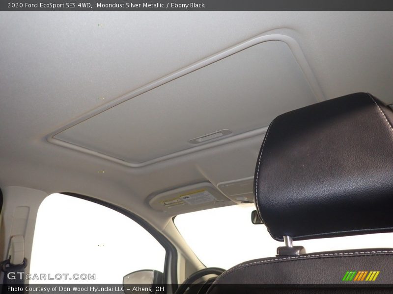 Moondust Silver Metallic / Ebony Black 2020 Ford EcoSport SES 4WD