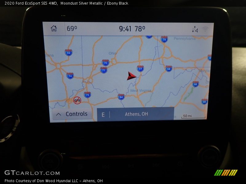 Moondust Silver Metallic / Ebony Black 2020 Ford EcoSport SES 4WD