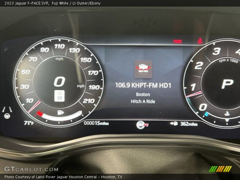  2023 F-PACE SVR SVR Gauges