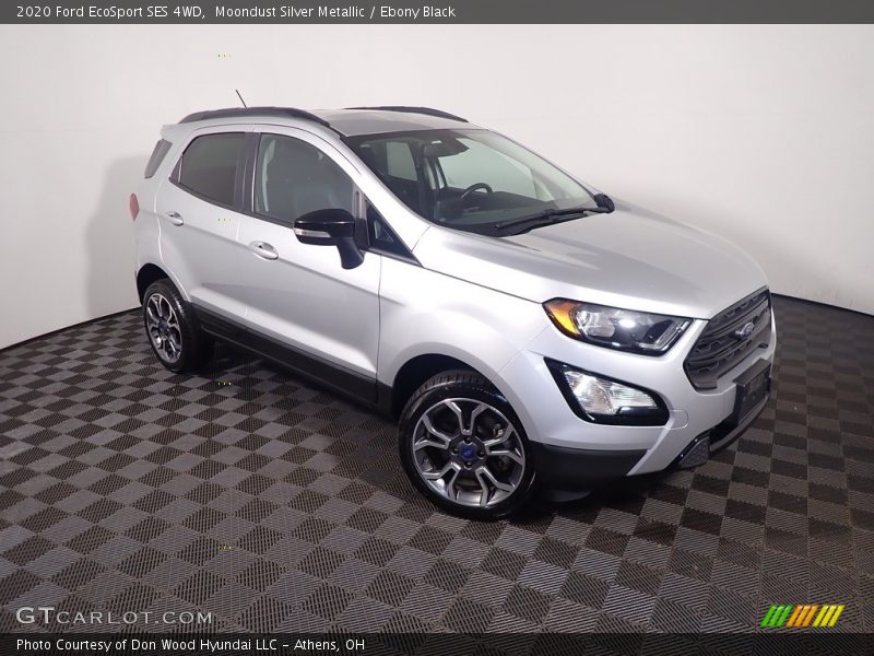 Moondust Silver Metallic / Ebony Black 2020 Ford EcoSport SES 4WD