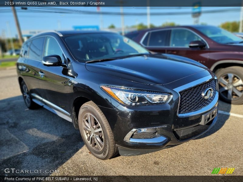 Black Obsidian / Graphite 2019 Infiniti QX60 Luxe AWD