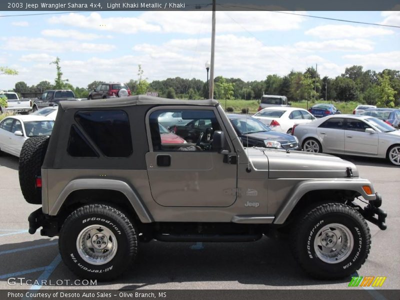 Light Khaki Metallic / Khaki 2003 Jeep Wrangler Sahara 4x4