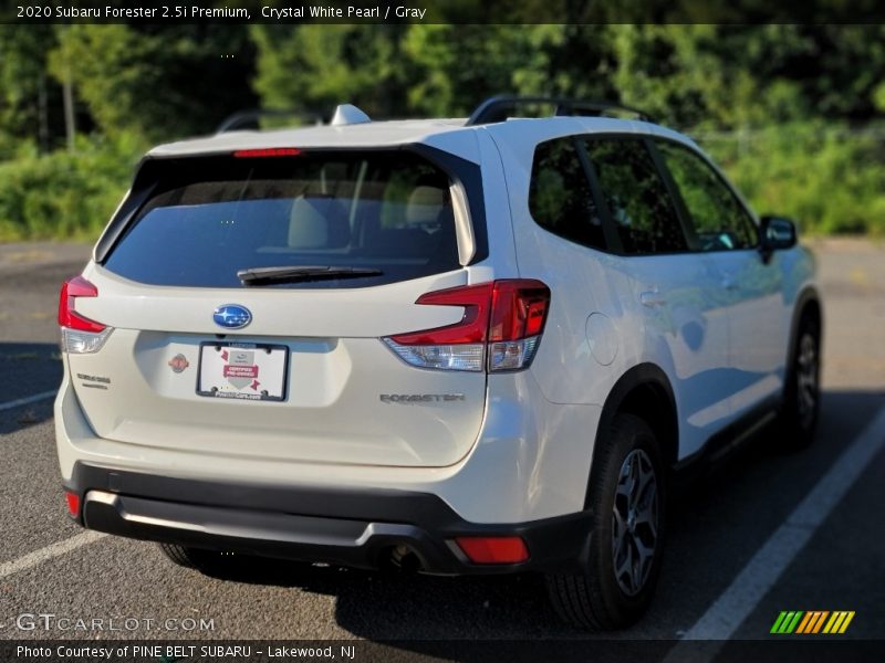 Crystal White Pearl / Gray 2020 Subaru Forester 2.5i Premium