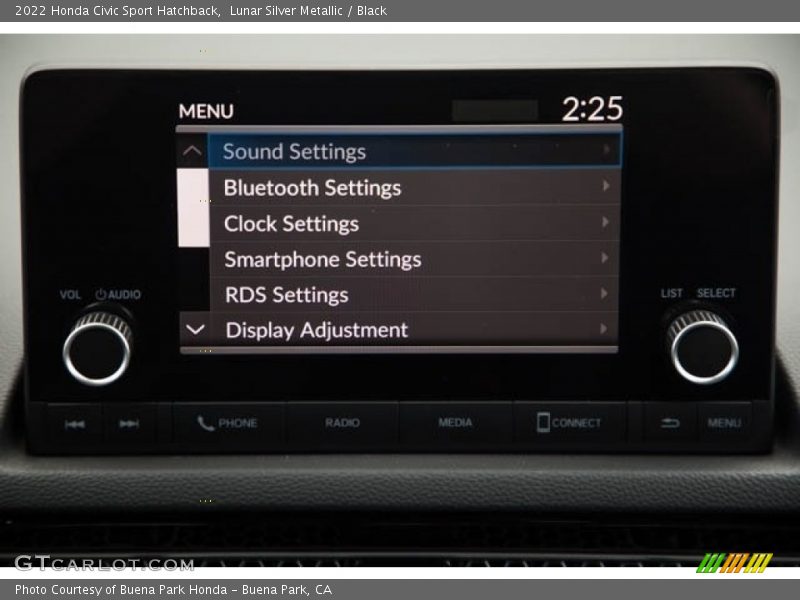 Lunar Silver Metallic / Black 2022 Honda Civic Sport Hatchback