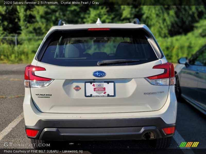 Crystal White Pearl / Gray 2020 Subaru Forester 2.5i Premium
