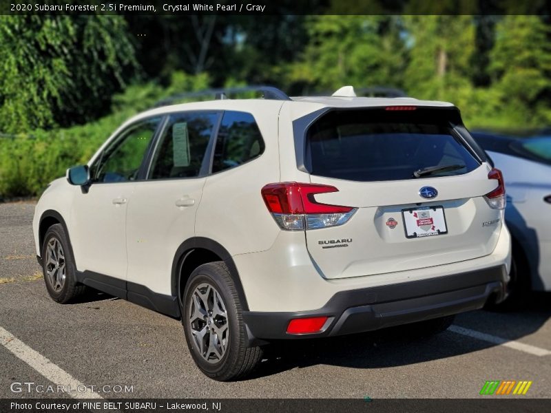 Crystal White Pearl / Gray 2020 Subaru Forester 2.5i Premium