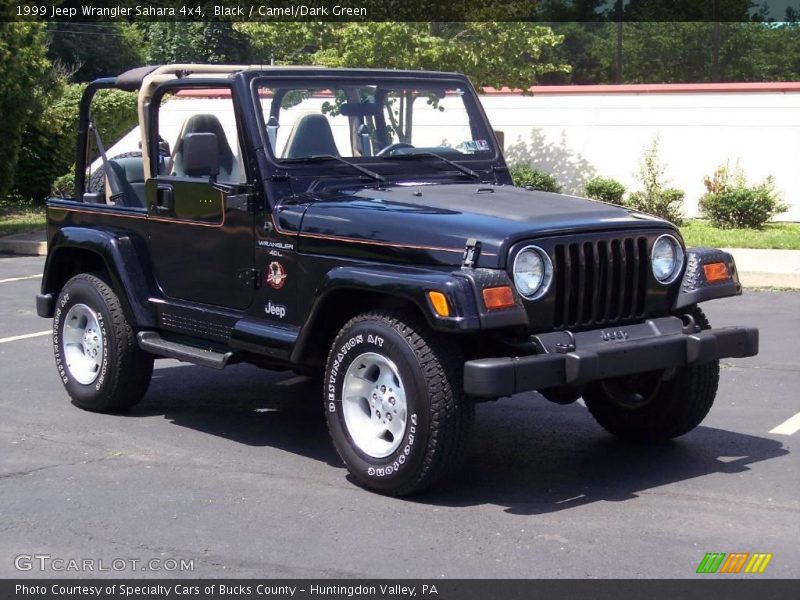 Black / Camel/Dark Green 1999 Jeep Wrangler Sahara 4x4