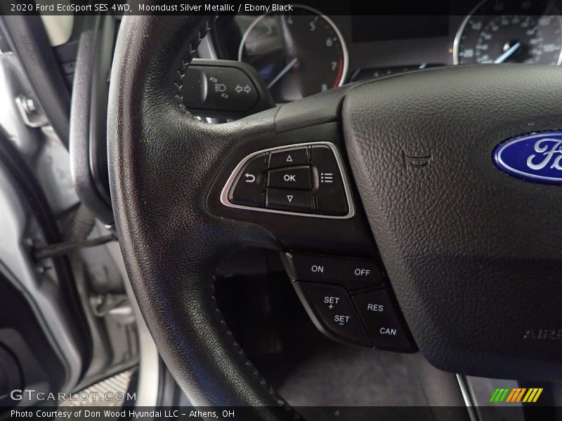 Moondust Silver Metallic / Ebony Black 2020 Ford EcoSport SES 4WD