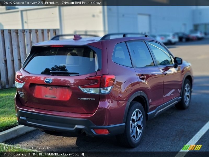 Crimson Red Pearl / Gray 2019 Subaru Forester 2.5i Premium