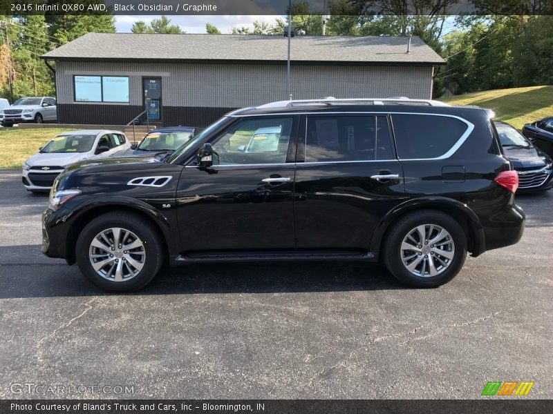 Black Obsidian / Graphite 2016 Infiniti QX80 AWD