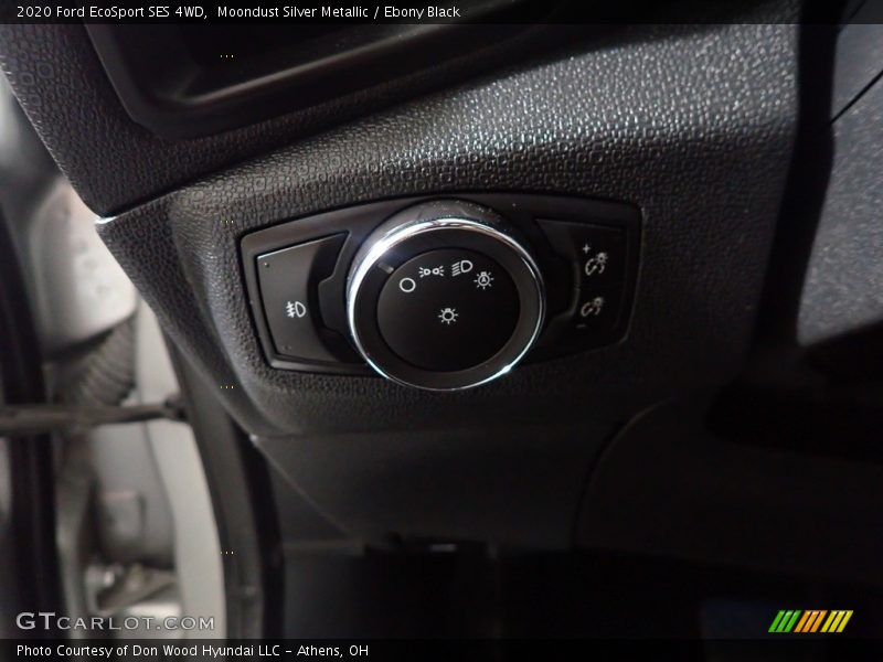 Moondust Silver Metallic / Ebony Black 2020 Ford EcoSport SES 4WD