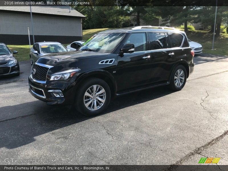 Black Obsidian / Graphite 2016 Infiniti QX80 AWD