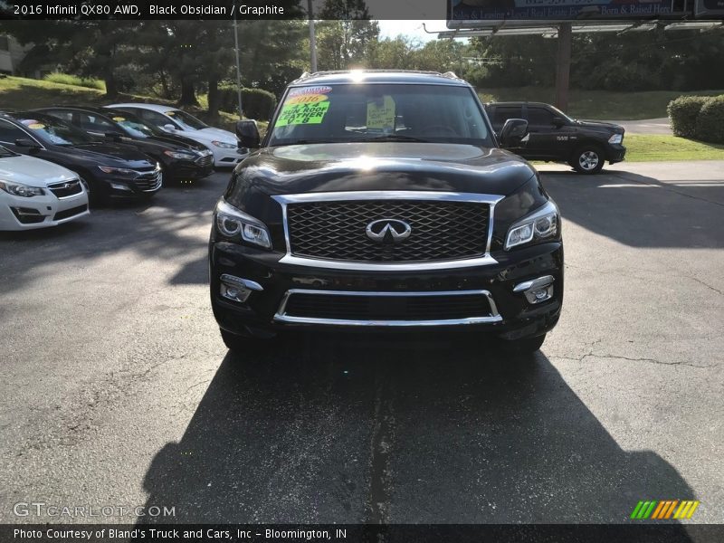Black Obsidian / Graphite 2016 Infiniti QX80 AWD
