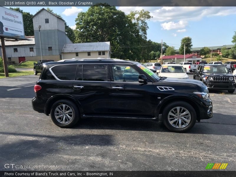  2016 QX80 AWD Black Obsidian