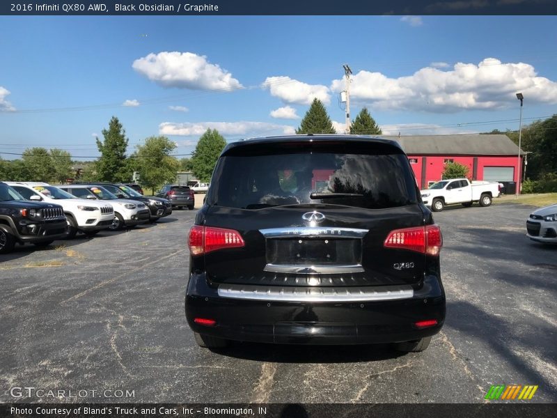 Black Obsidian / Graphite 2016 Infiniti QX80 AWD
