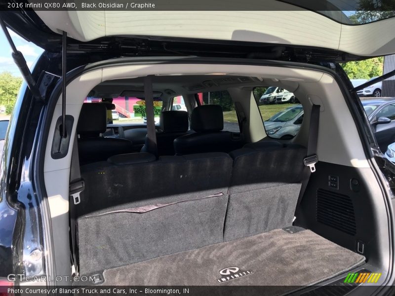 Black Obsidian / Graphite 2016 Infiniti QX80 AWD