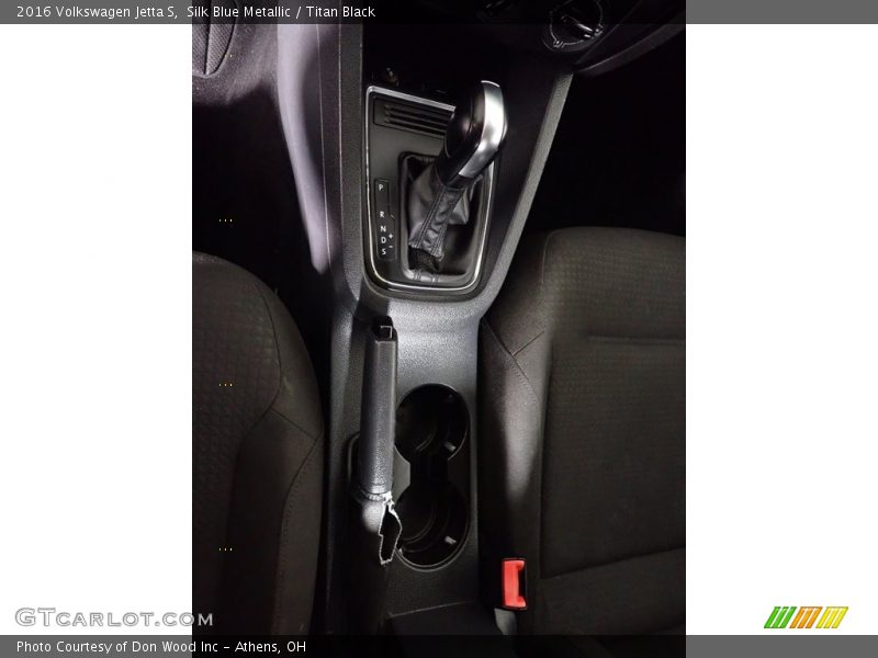 Silk Blue Metallic / Titan Black 2016 Volkswagen Jetta S