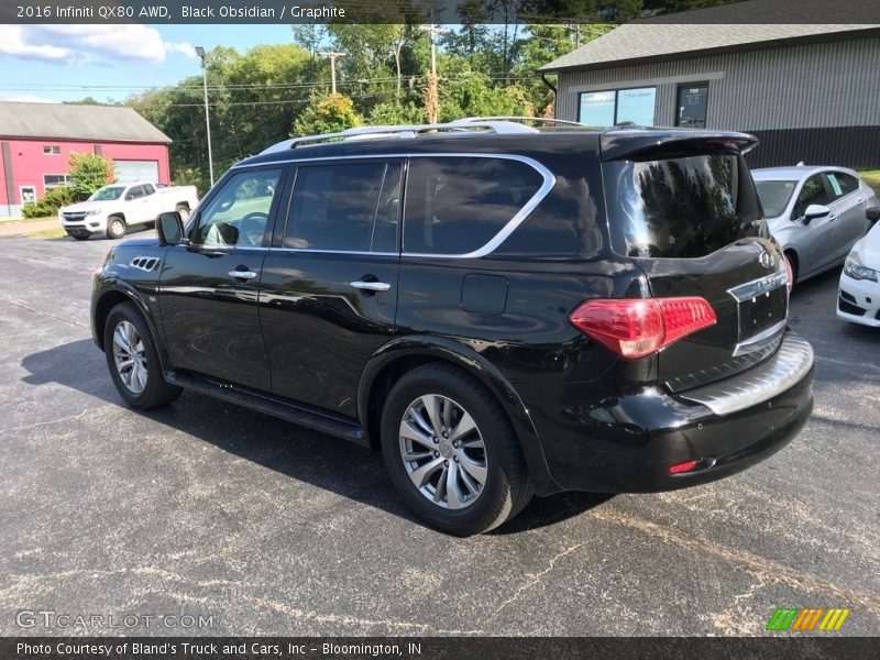 Black Obsidian / Graphite 2016 Infiniti QX80 AWD