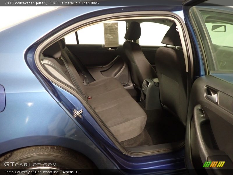 Silk Blue Metallic / Titan Black 2016 Volkswagen Jetta S