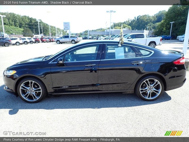 Shadow Black / Charcoal Black 2016 Ford Fusion Titanium AWD