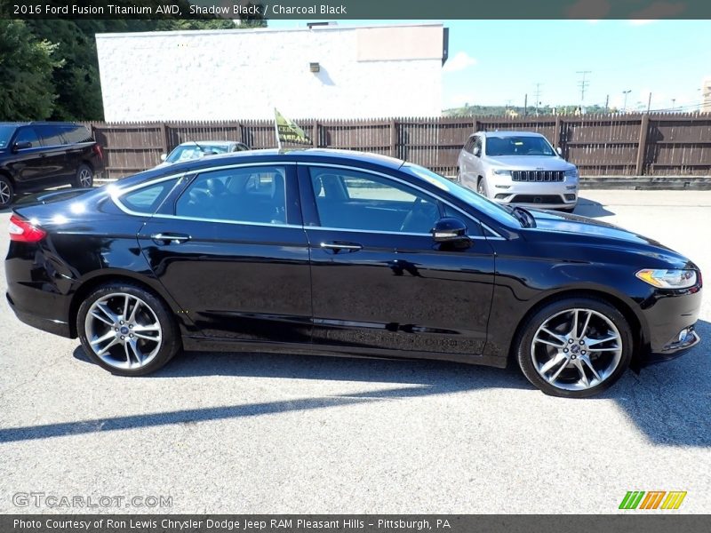 Shadow Black / Charcoal Black 2016 Ford Fusion Titanium AWD