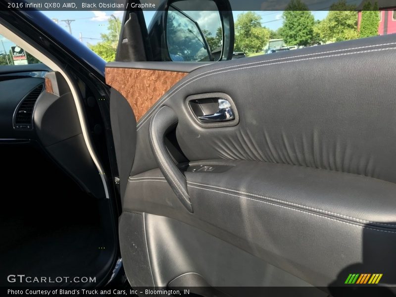 Black Obsidian / Graphite 2016 Infiniti QX80 AWD