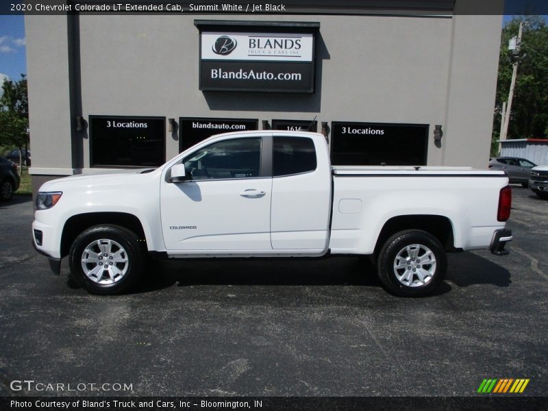 Summit White / Jet Black 2020 Chevrolet Colorado LT Extended Cab