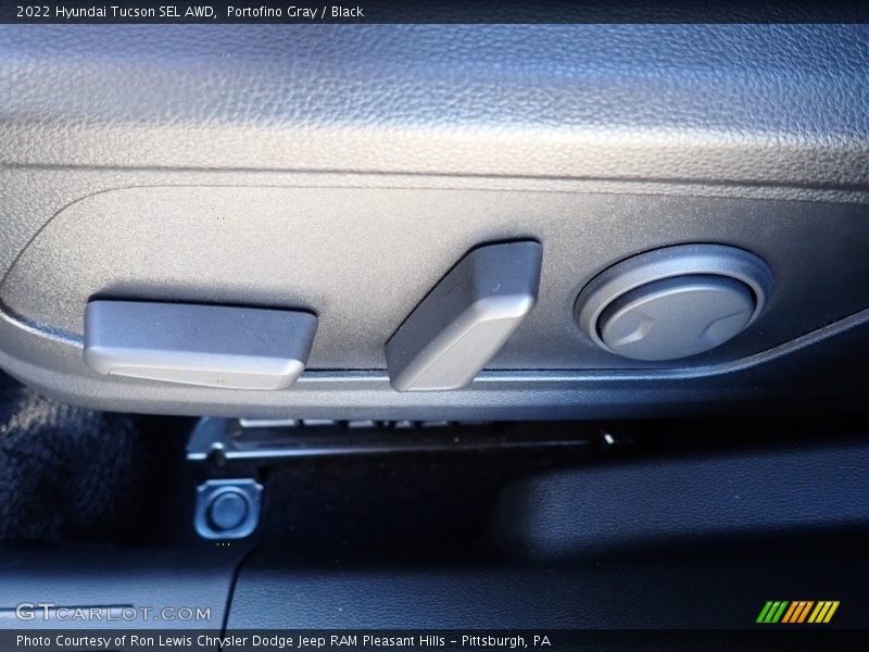 Portofino Gray / Black 2022 Hyundai Tucson SEL AWD