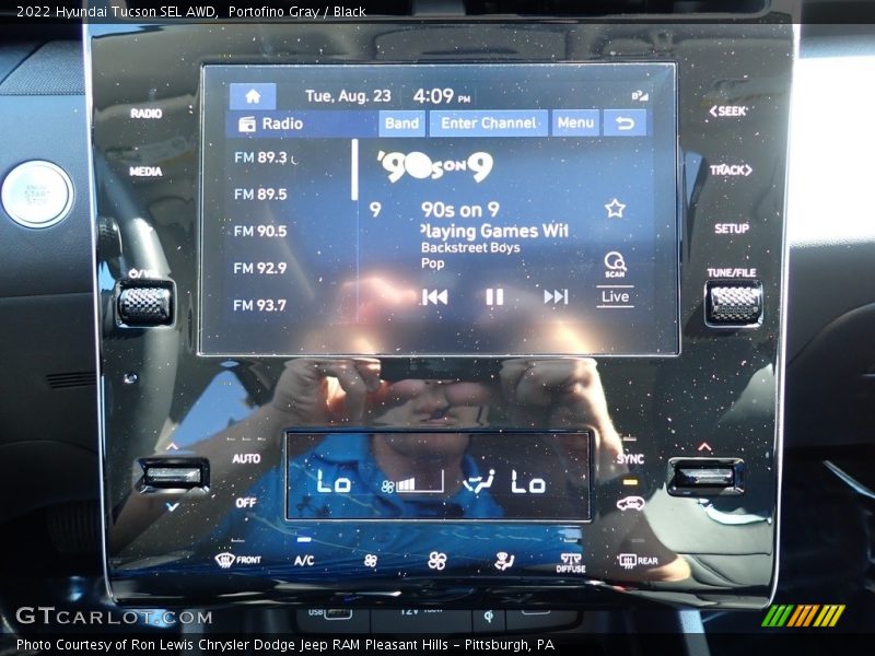 Portofino Gray / Black 2022 Hyundai Tucson SEL AWD