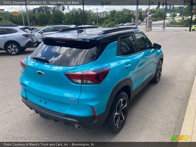 Oasis Blue / Jet Black 2021 Chevrolet TrailBlazer RS