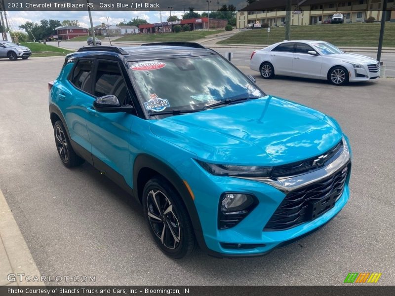 Oasis Blue / Jet Black 2021 Chevrolet TrailBlazer RS