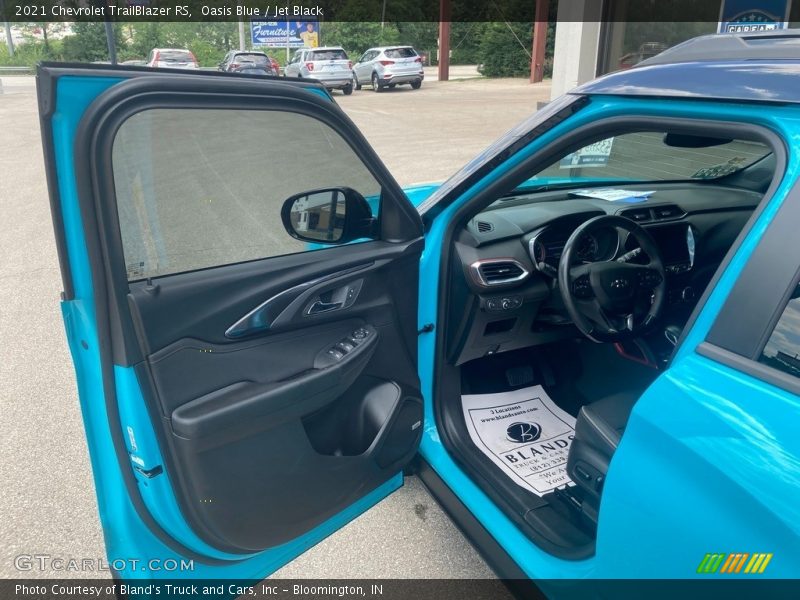 Oasis Blue / Jet Black 2021 Chevrolet TrailBlazer RS