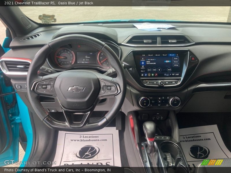 Oasis Blue / Jet Black 2021 Chevrolet TrailBlazer RS