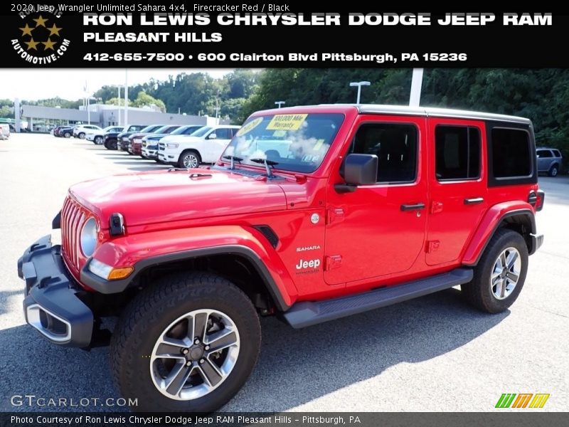 Firecracker Red / Black 2020 Jeep Wrangler Unlimited Sahara 4x4